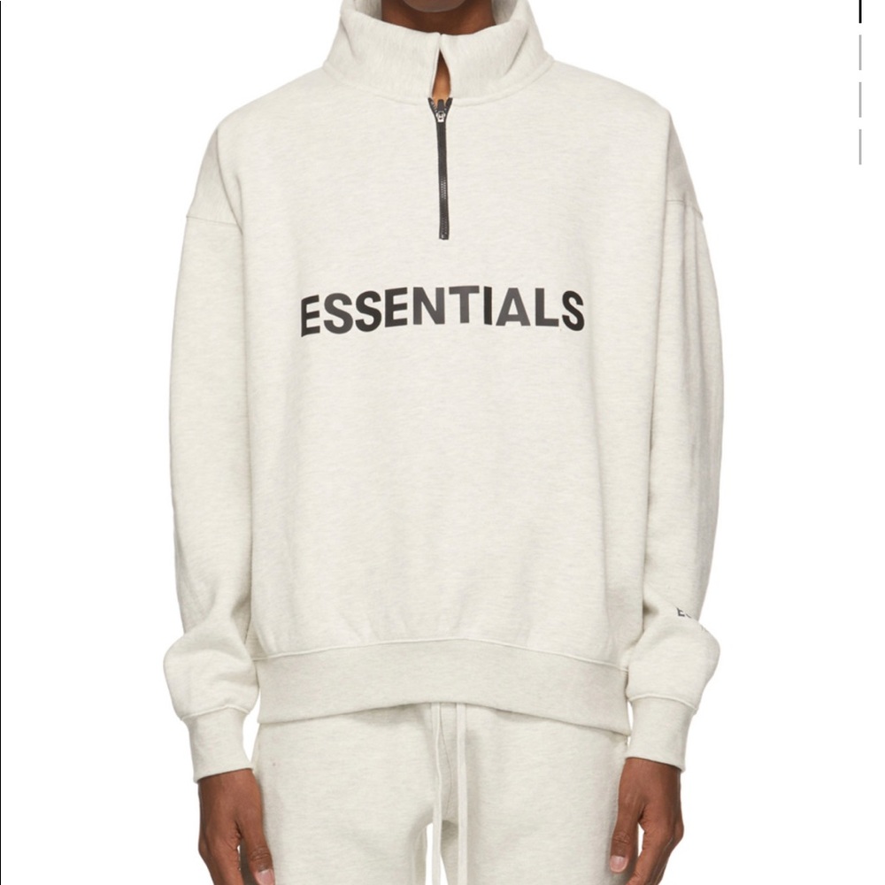 Essentials Mock Neck Half-Zip
